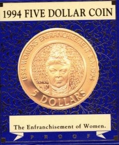 1994 FIVE DOLLAR TO